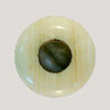 Bone Bridge Pins w/ Black Pearl dot