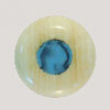 Bone Bridge Pins w/ Turquoise dot