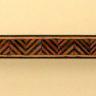 Zipper Pattern, Black/Mahogany Inlay Banding Strip
