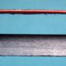 Red fiber blue wood binding