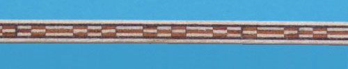 Maple /Santos Rosewood Ladder Backstrip