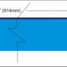 Blue poplar veneer inlay strip