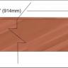 Swiss pearwood veneer inlay strip