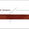 Indian rosewood veneer inlay strip