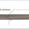 Walnut veneer inlay strip