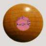 Boxwood End Pins w/ Rhodonite dot