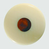 Bone End Pin w/ Tortoise dot