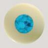 Bone End Pin w/ Chinese Turquoise dot