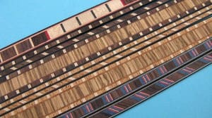 custom Gurian furniture strips, inlay banding